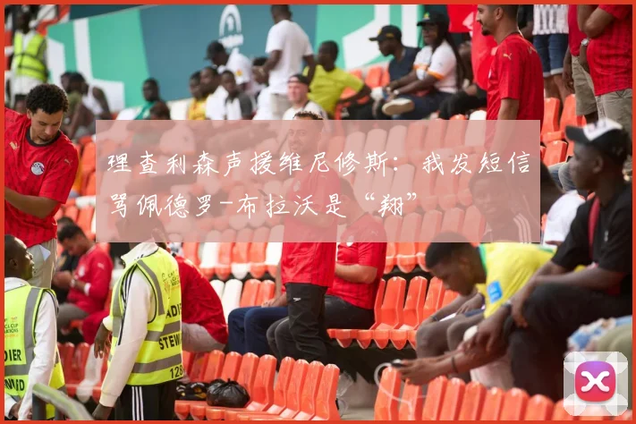 理查利森声援维尼修斯：我发短信骂佩德罗-布拉沃是“翔”